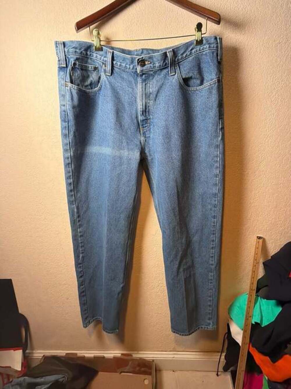 Carhartt Straight Men’s Jeans in Light Blue Denim